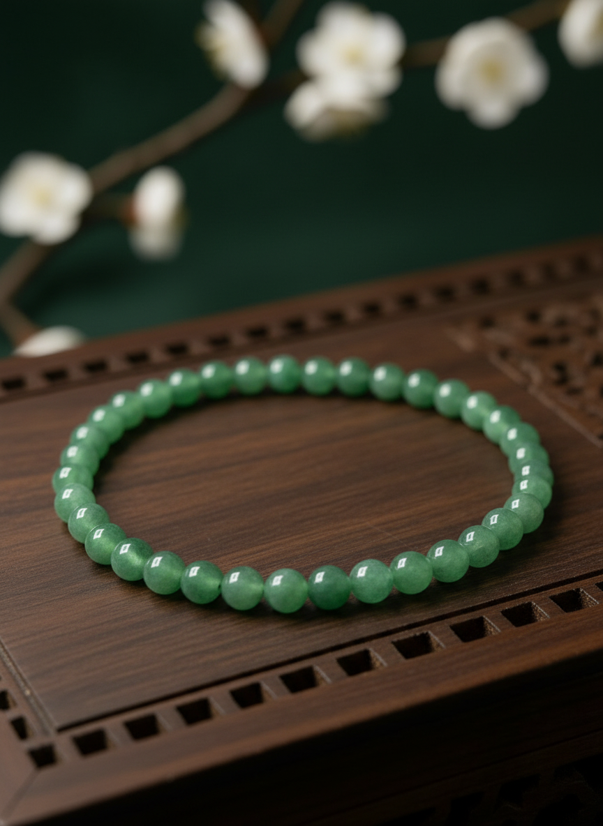 Verdant Jade Beads