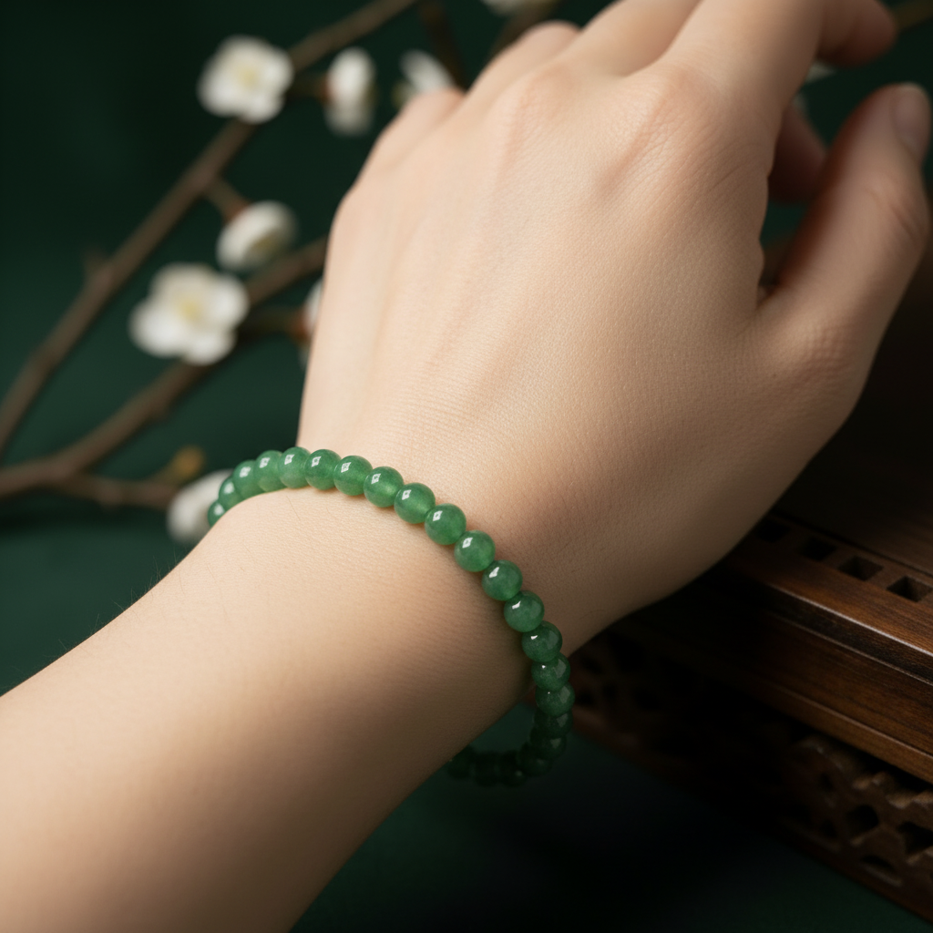 Verdant Jade Beads