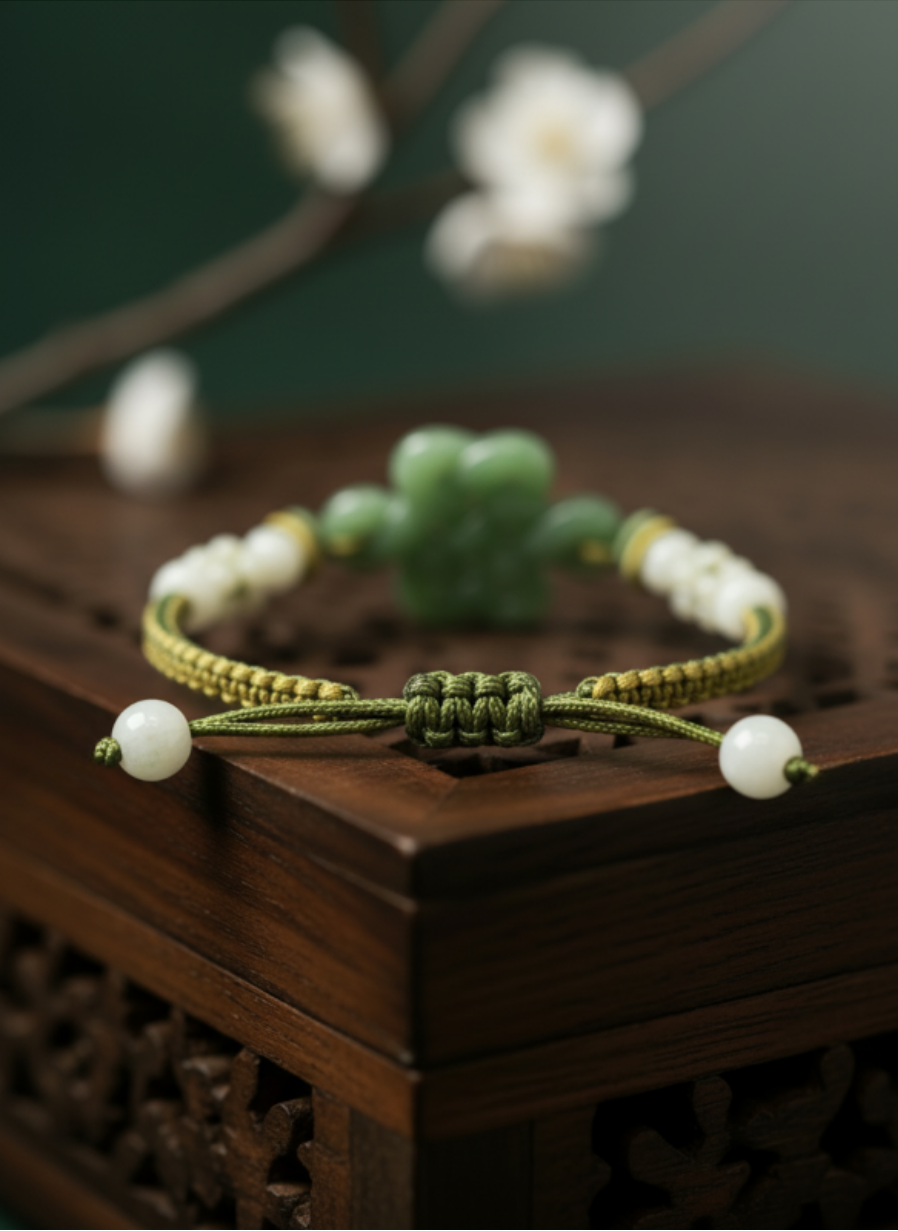 Sage Fortune Knot (In Lime Green)