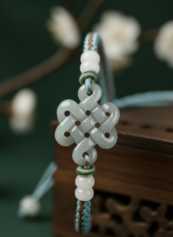 Luna Fortune Knot (In Light Blue)